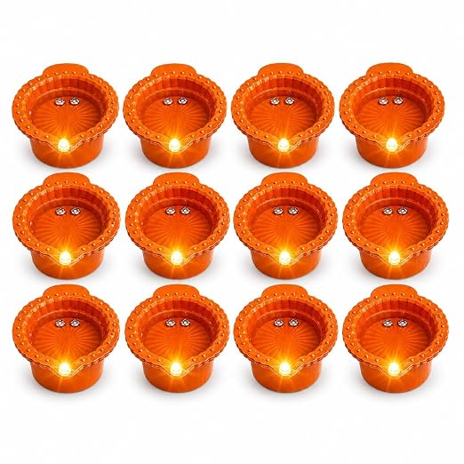 Water Sensor LED Diya – Pack of 12