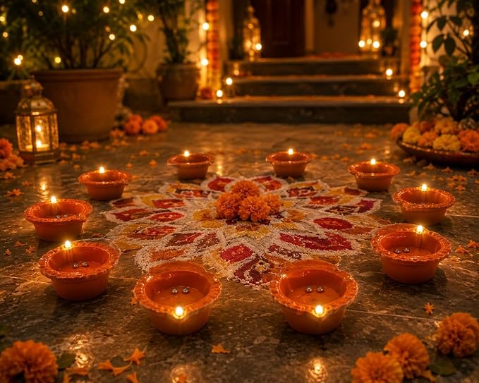 Water Sensor LED Diya – Pack of 12
