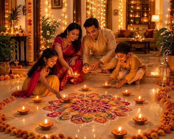 Water Sensor LED Diya – Pack of 12