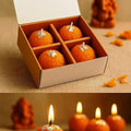 Motichoor Laddoo Scented Candles – Pack of 4