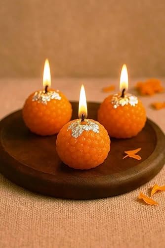 Motichoor Laddoo Scented Candles – Pack of 4