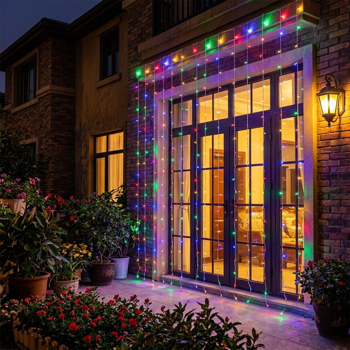 Multicolor Led String Light Series With 8 Lighting Modes (12 Mtr Approx)