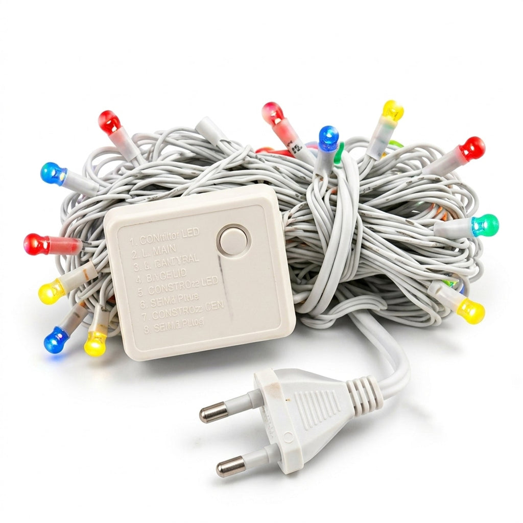 Multicolor Led String Light Series With 8 Lighting Modes (12 Mtr Approx)
