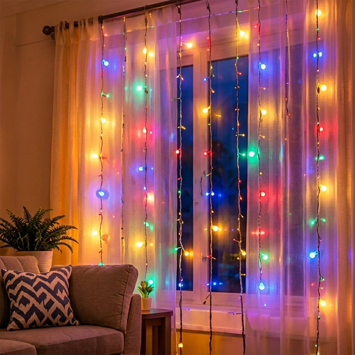 Multicolor Led String Light Series For Festive Home Decor (3.5 Mtr Approx)